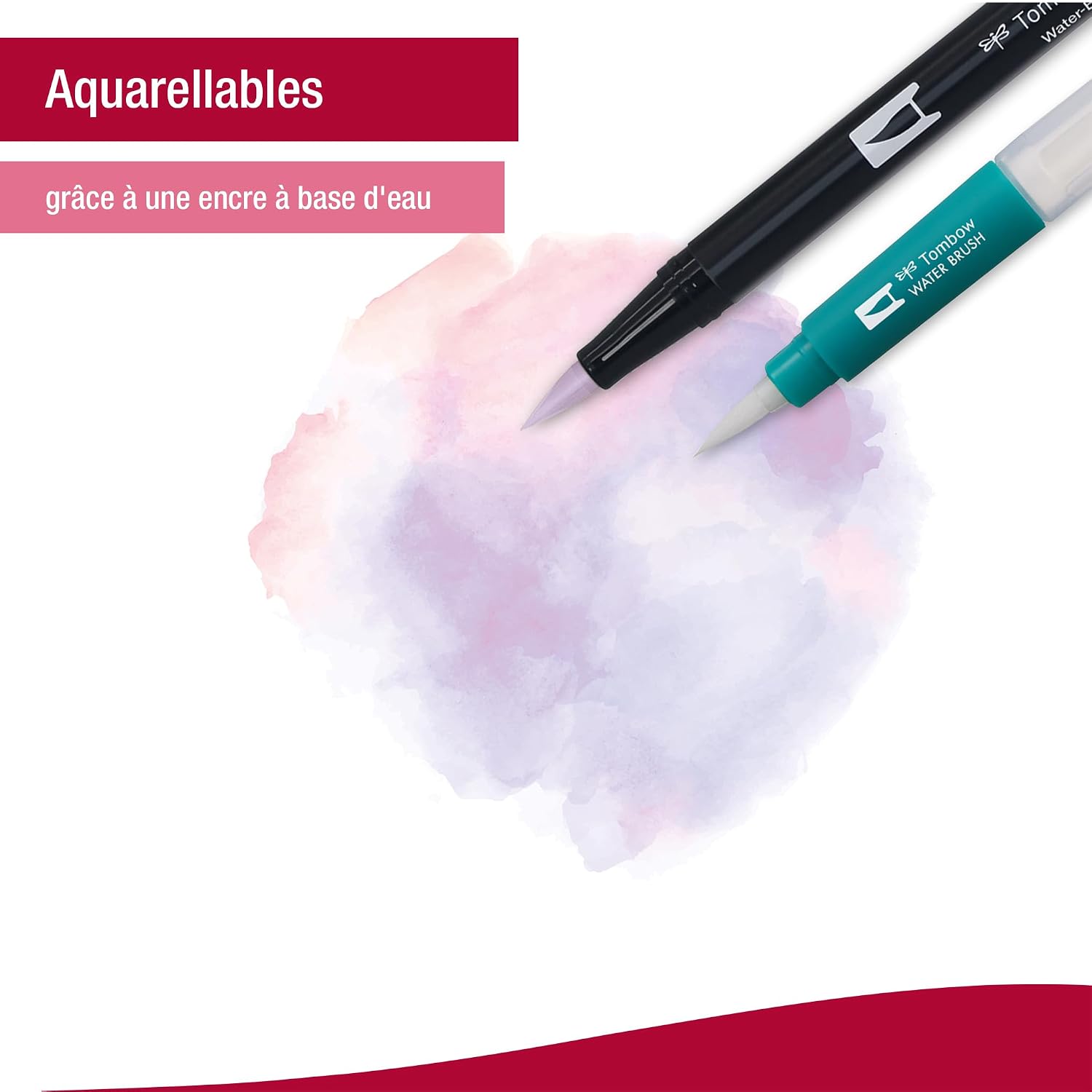 TOMBOW ABT — Lot de 6 stylos à double pointe double pinceau – Image 4