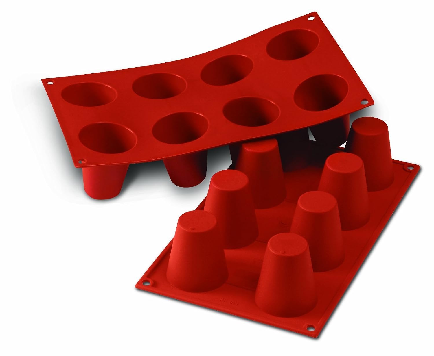 SILIKOMART — Moule en silicone pour babà 8 cavités