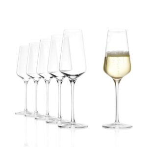 STÖLZLE LAUSITZ STARlight — Lot de 6 verres à champagne 290 ml