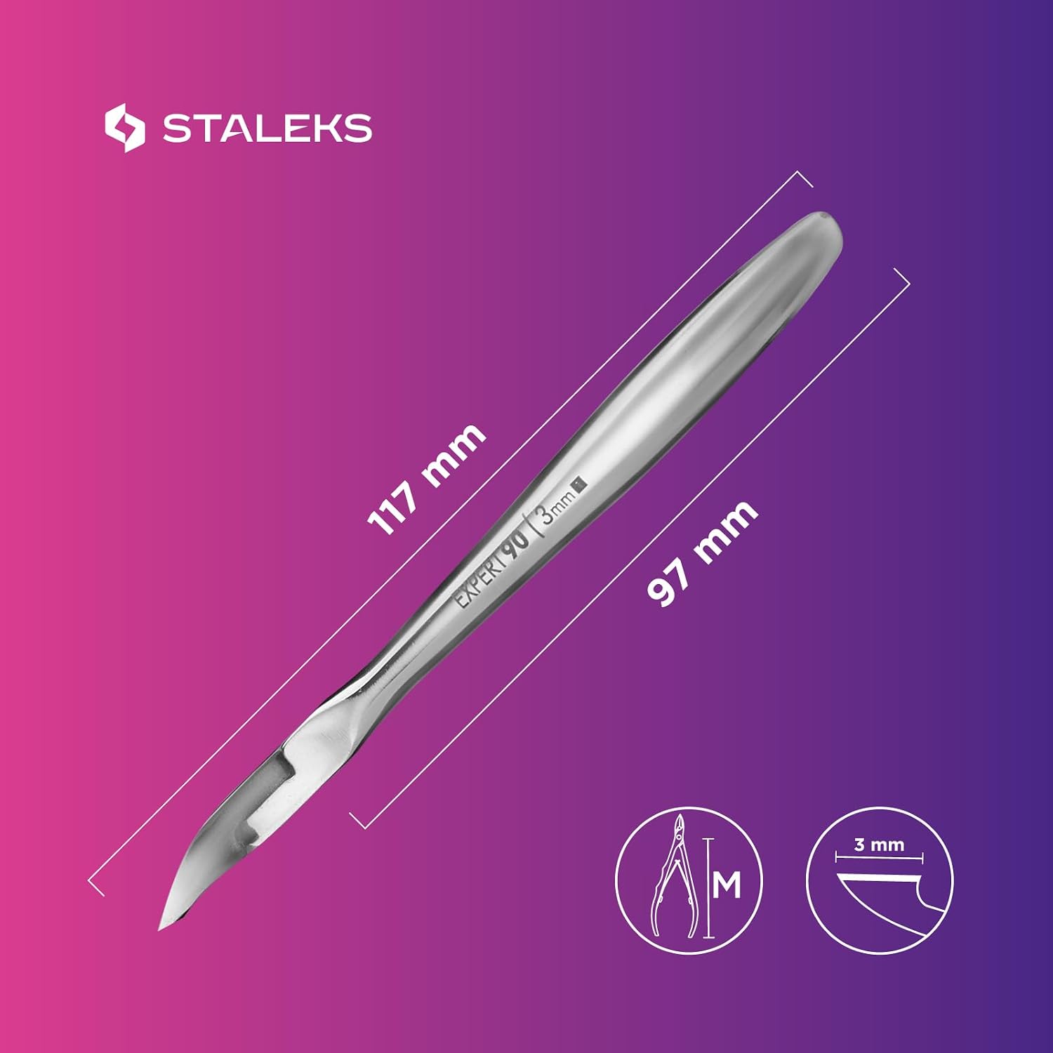 STALEKS Pro Expert 90 — Pince à ongles 3 mm – Image 7
