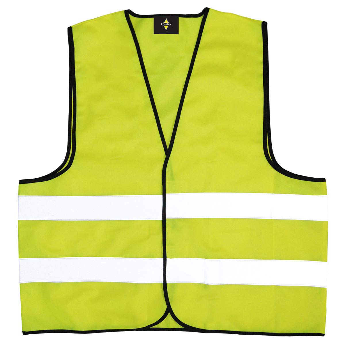 KORNTEX — Gilet de sécurité standard avec ourlet noir
