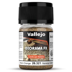 VALLEJO Diorama FX — Texture paysage orange chaud 35 ml