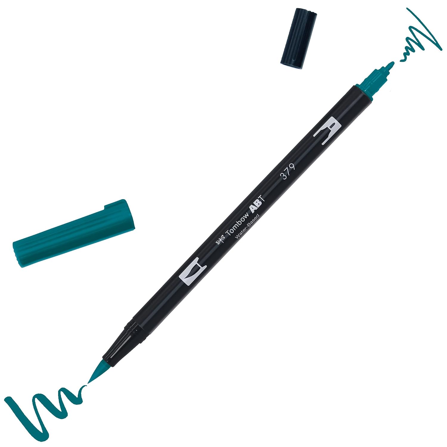 TOMBOW ABT Dual Brush — Marqueur double pointe Jade Green 379