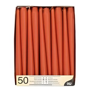 PAPSTAR — 50 bougies de chandelier 25 cm rouille