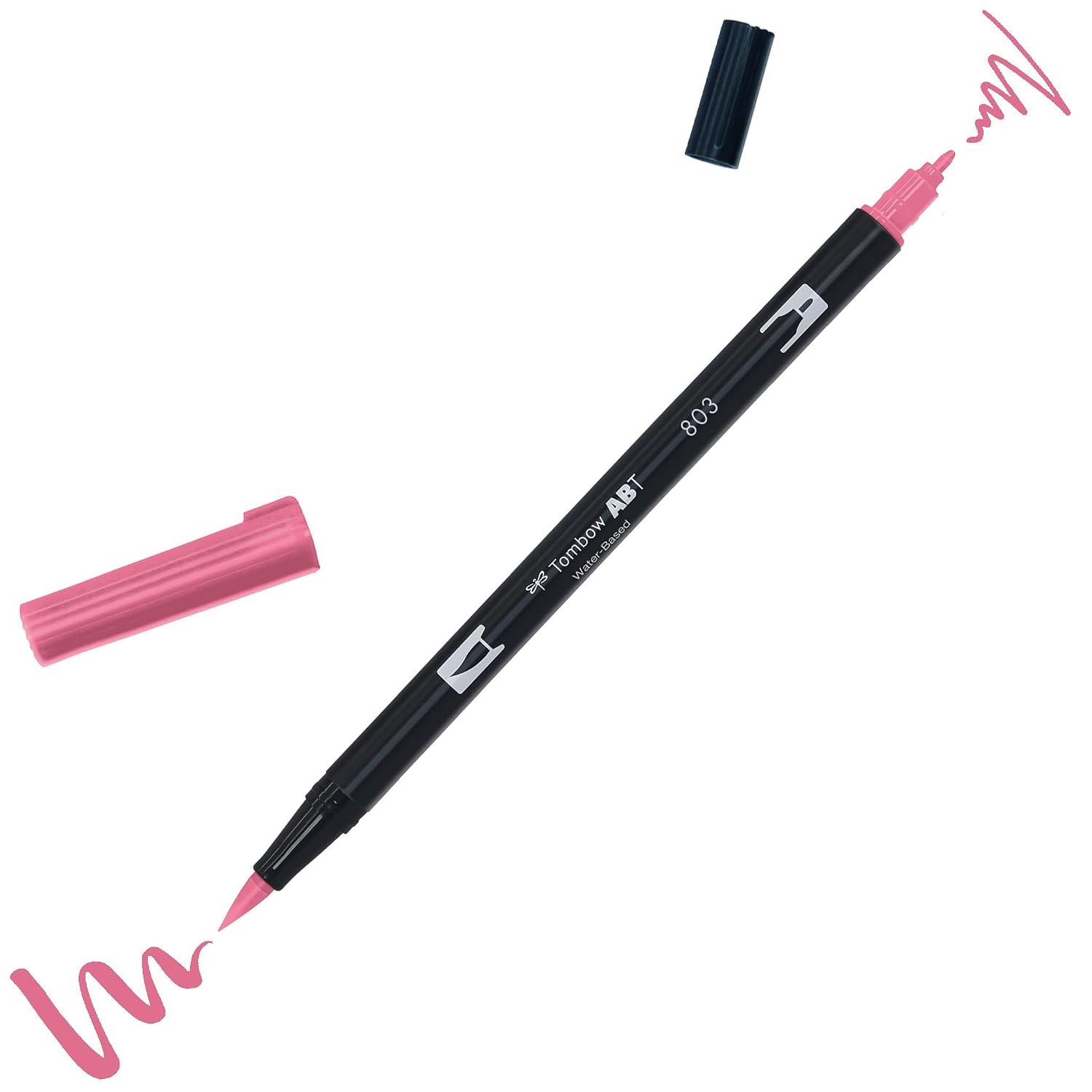 TOMBOW Dual Brush — Marqueur double pointe rose punch