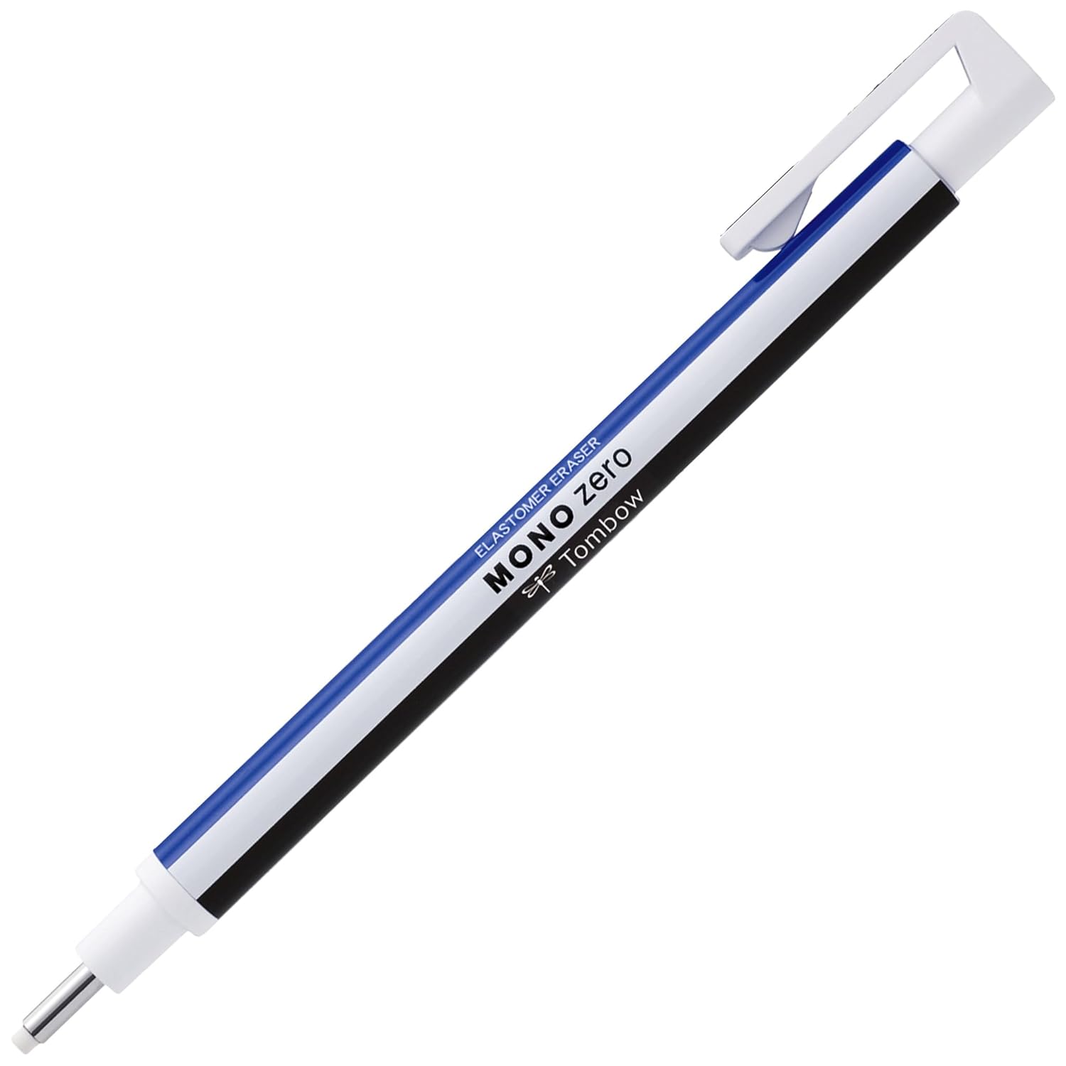 TOMBOW MONO ZERO — Crayon gomme blanc/bleu/noir