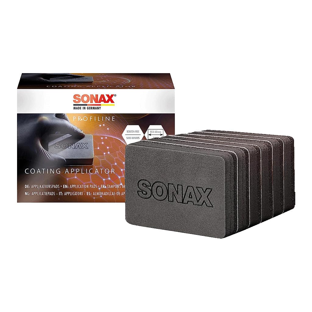 SONAX — Tampons applicateurs non-tissés (lot de 6)
