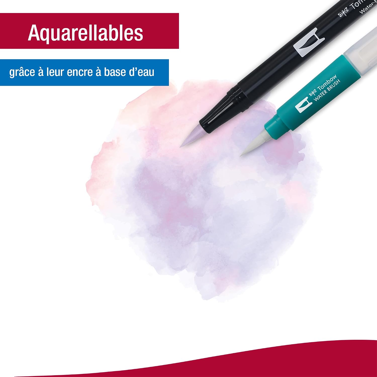 TOMBOW AB-10C-MANGA — Kit de 10 feutres pinceau double pointe – Image 4