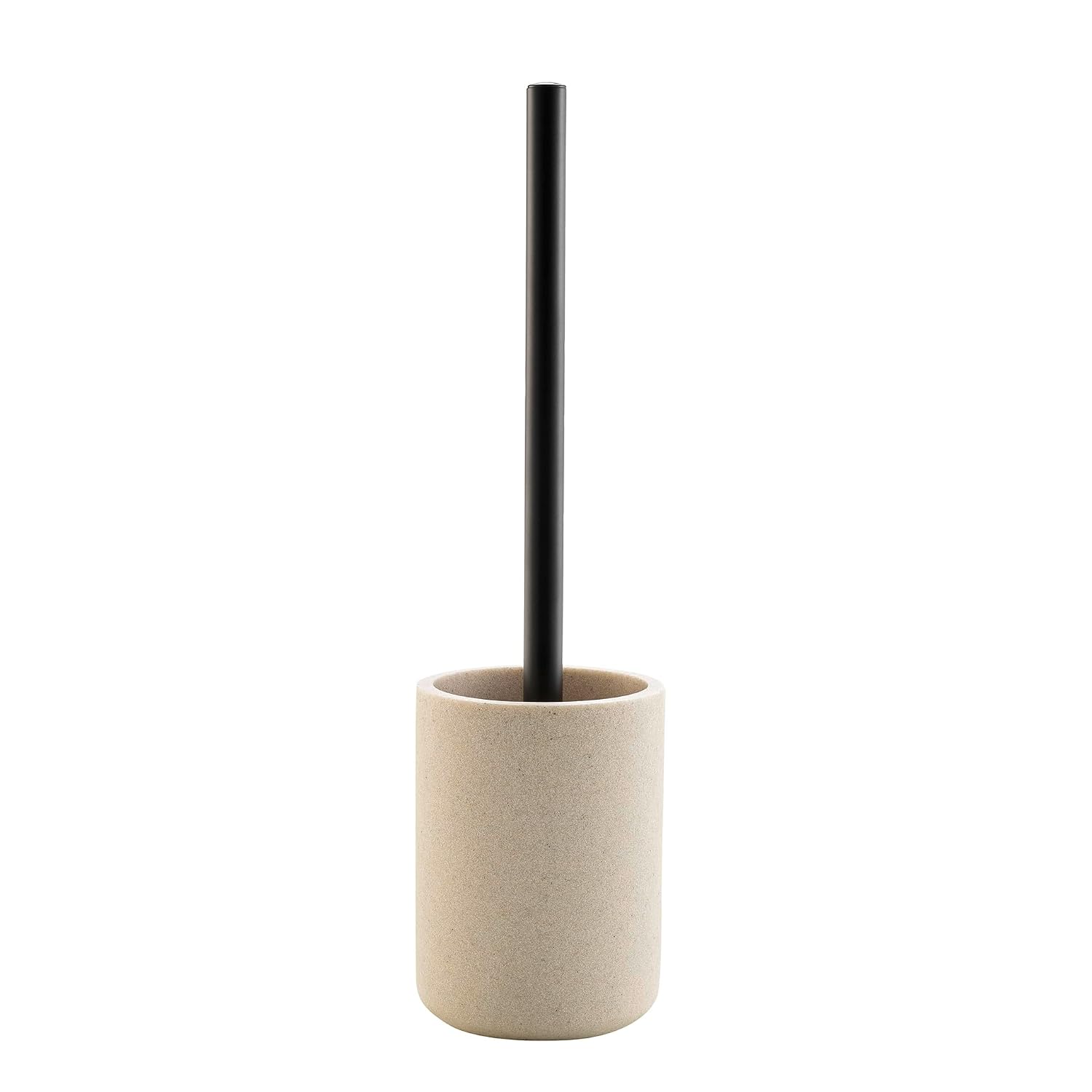 DOUCEUR D'INTÉRIEUR — Brosse WC granite sable 10 x 40 cm