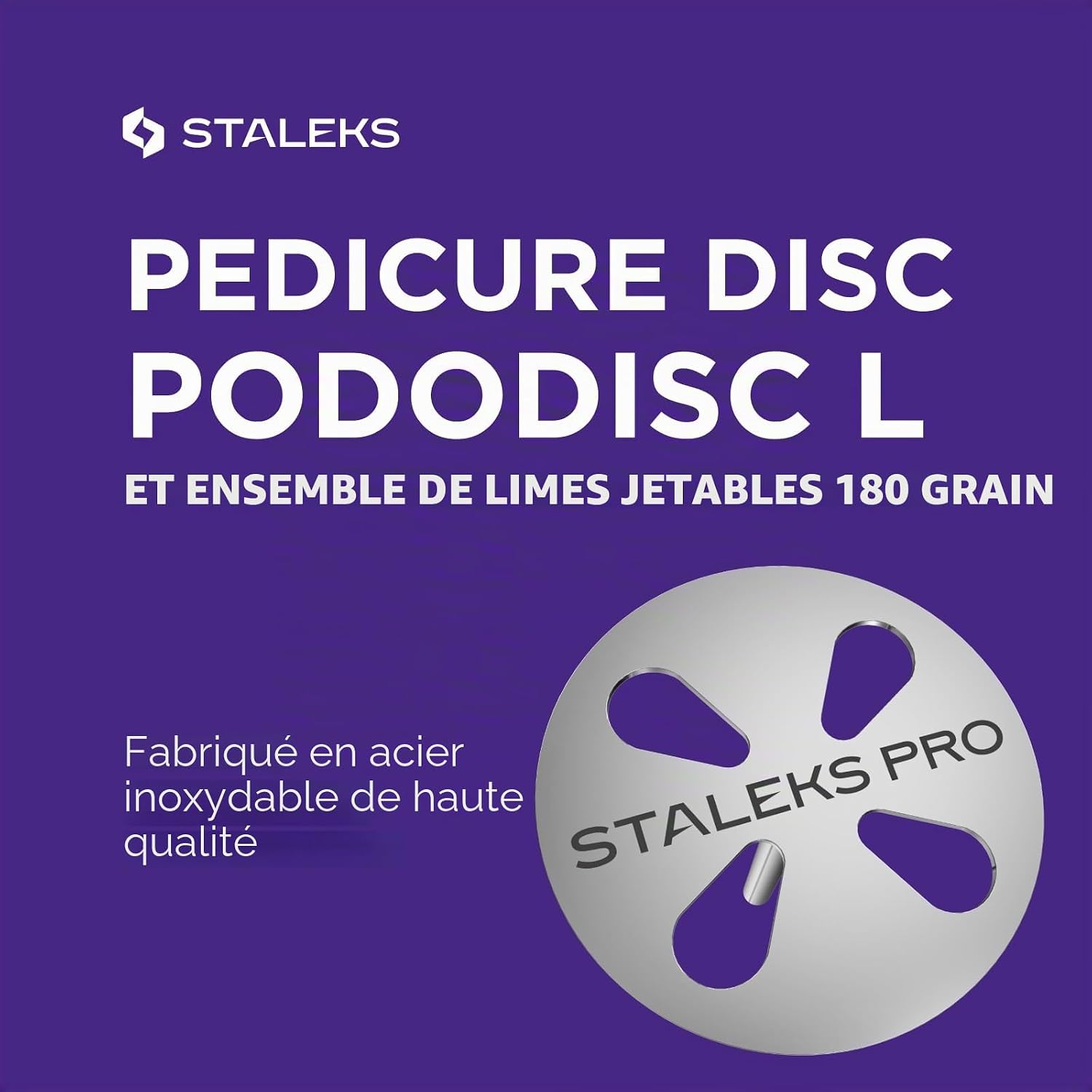 STALEKS Pododisc — Disque de pédicure 25 mm + 5 recharges 180 gr – Image 4