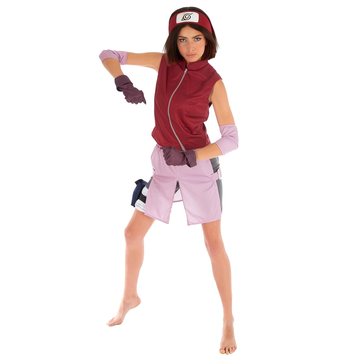 CHAKS — Costume Sakura Haruno pour femme avec accessoires