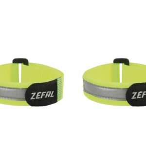 ZÉFAL Doowah — Serre-pantalon réfléchissant jaune M-L