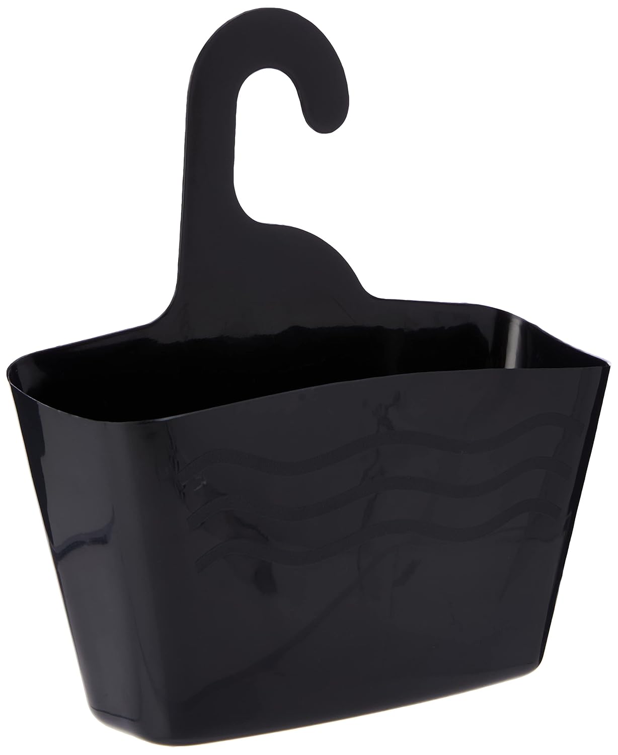 DOUCEUR D'INTÉRIEUR — Panier de douche noir 23,5 x 8,5 x 25,5 cm