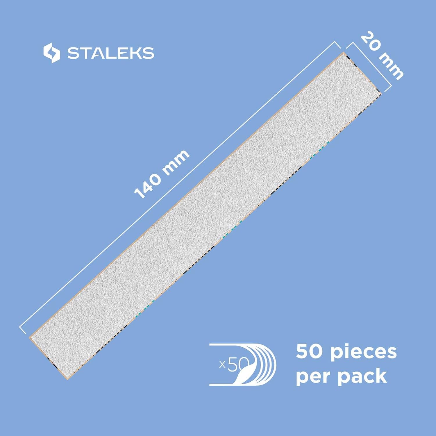 STALEKS PRO Expert 22 — Lot de 50 limes à ongles jetables – Image 8