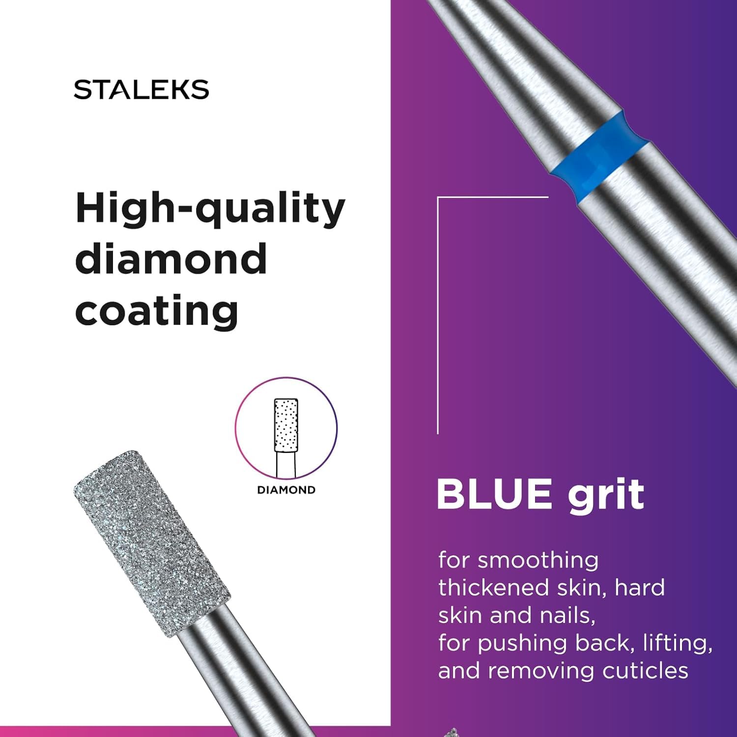 STALEKS PRO Expert — Foret à ongles diamant cylindre 2,5 mm – Image 6
