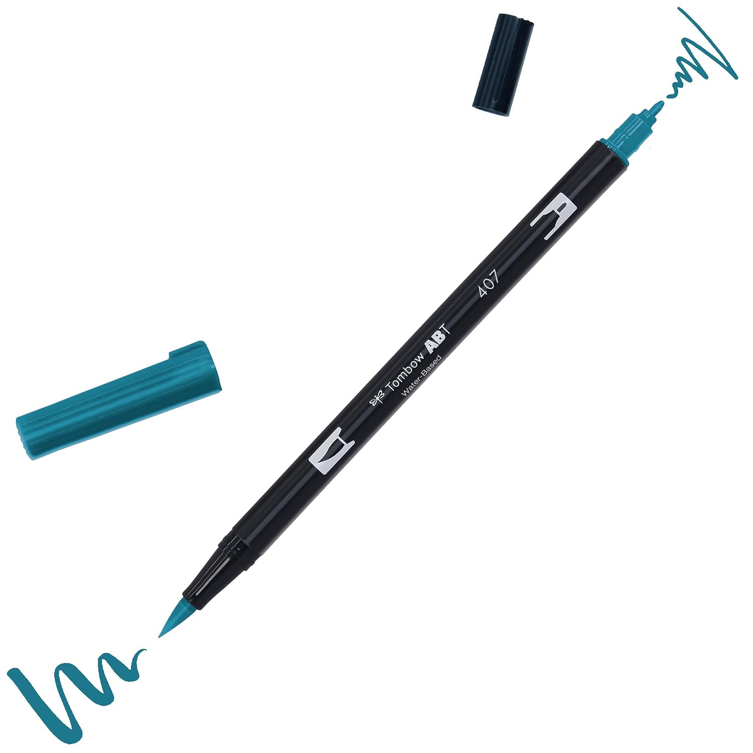 TOMBOW Dual Brush — Marqueur double pointe tiki teal