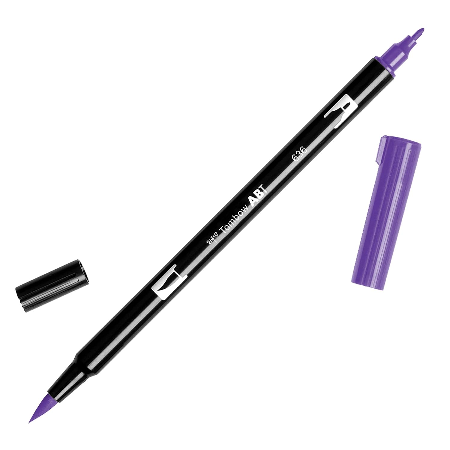 TOMBOW ABT — Feutre pinceau à 2 pointes violet