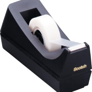 SCOTCH C38 — Distributeur de ruban adhésif rechargeable noir