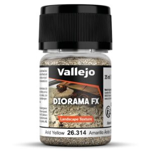 VALLEJO Diorama FX — Texture paysagère jaune aride 35 ml