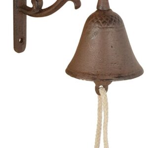 ESSCHERT DESIGN — Sonnette oiseau en métal marron