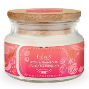 LE PARAÏS — Bougie parfumée litchi & framboise 300 ml