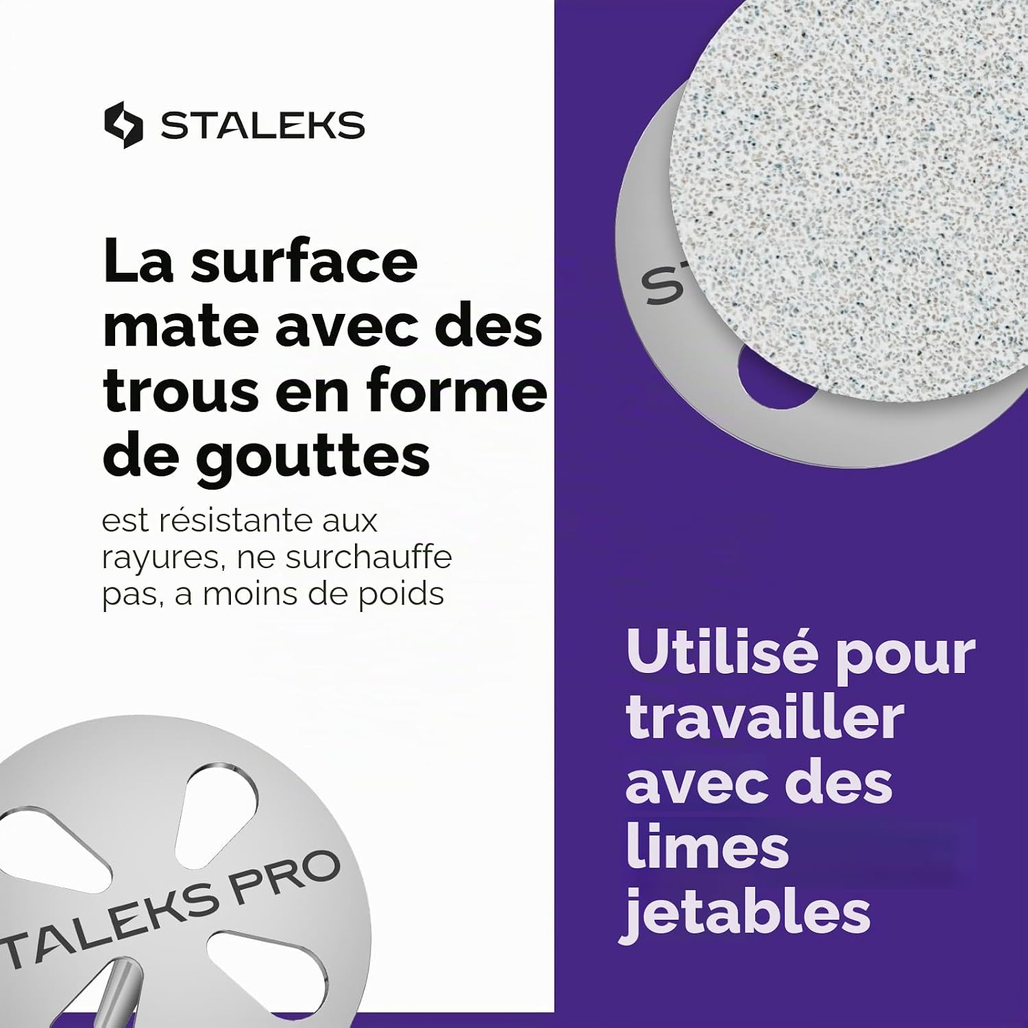 STALEKS Pododisc — Disque de pédicure 25 mm + 5 recharges 180 gr – Image 6