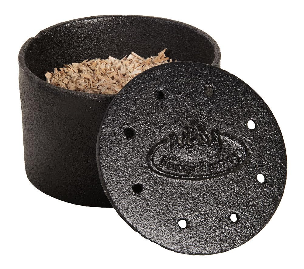 ESSCHERT DESIGN — Fumoir en fonte pour barbecue marron