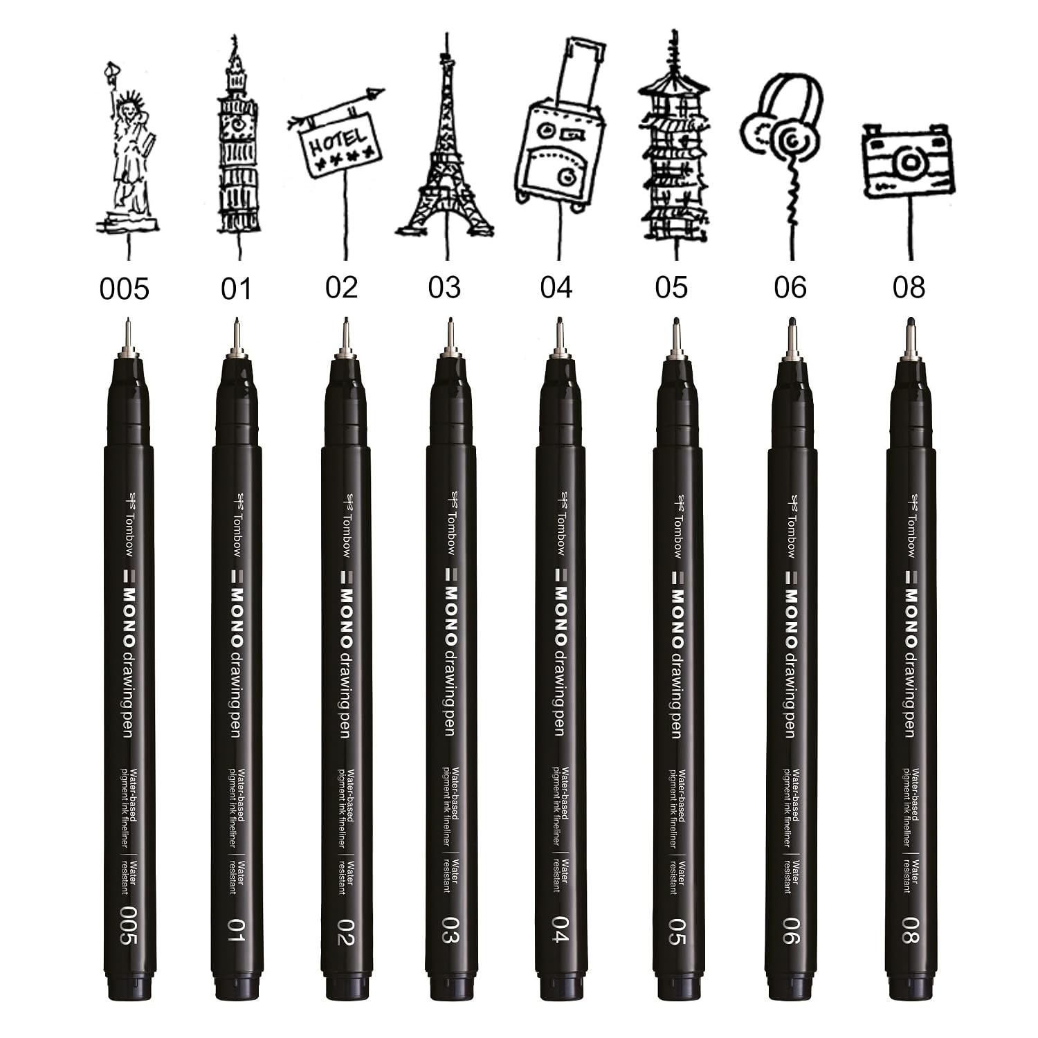 TOMBOW MONO drawing pen — Fineliner noir 0,30 mm – Image 5