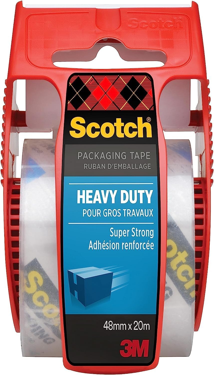 SCOTCH — Ruban d’emballage résistant 48 mm x 20 m