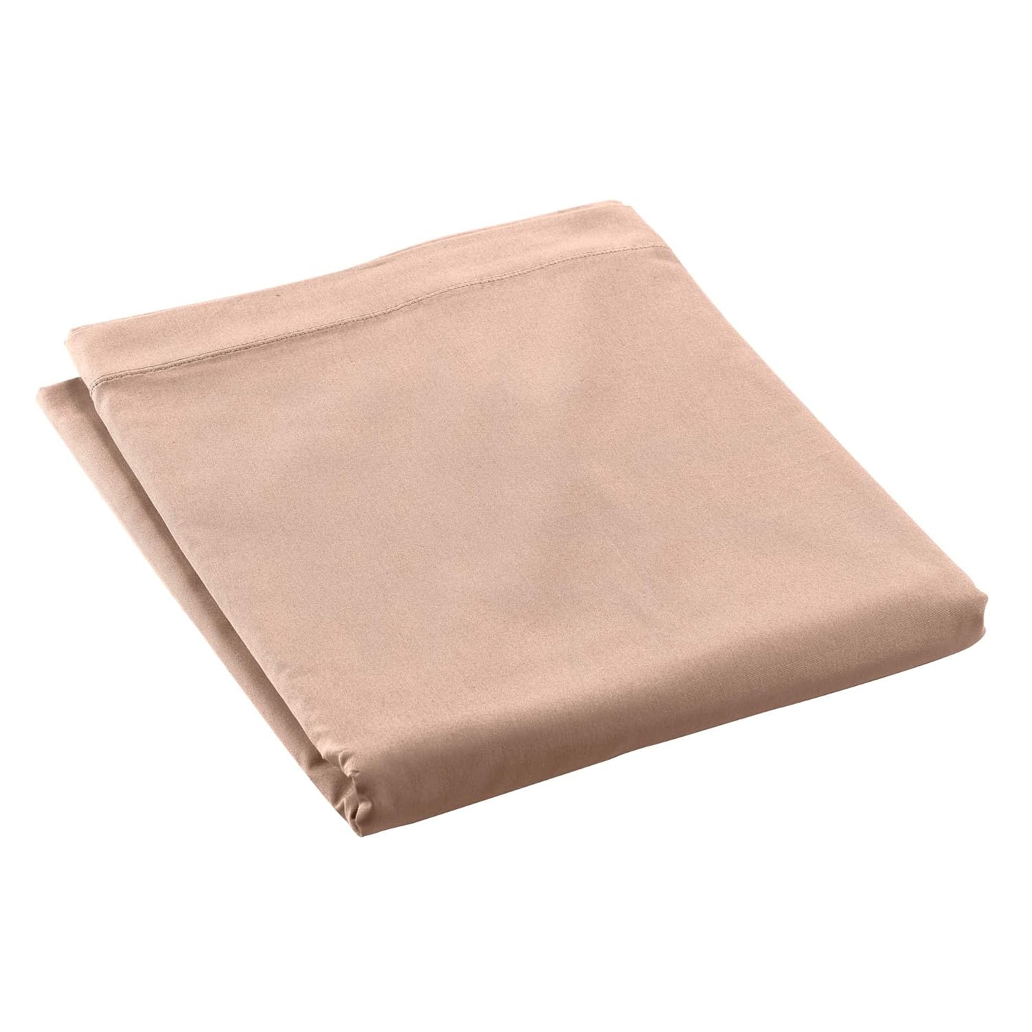 DOUCEUR D'INTÉRIEUR — Drap plat percale de coton nude 240x300 cm