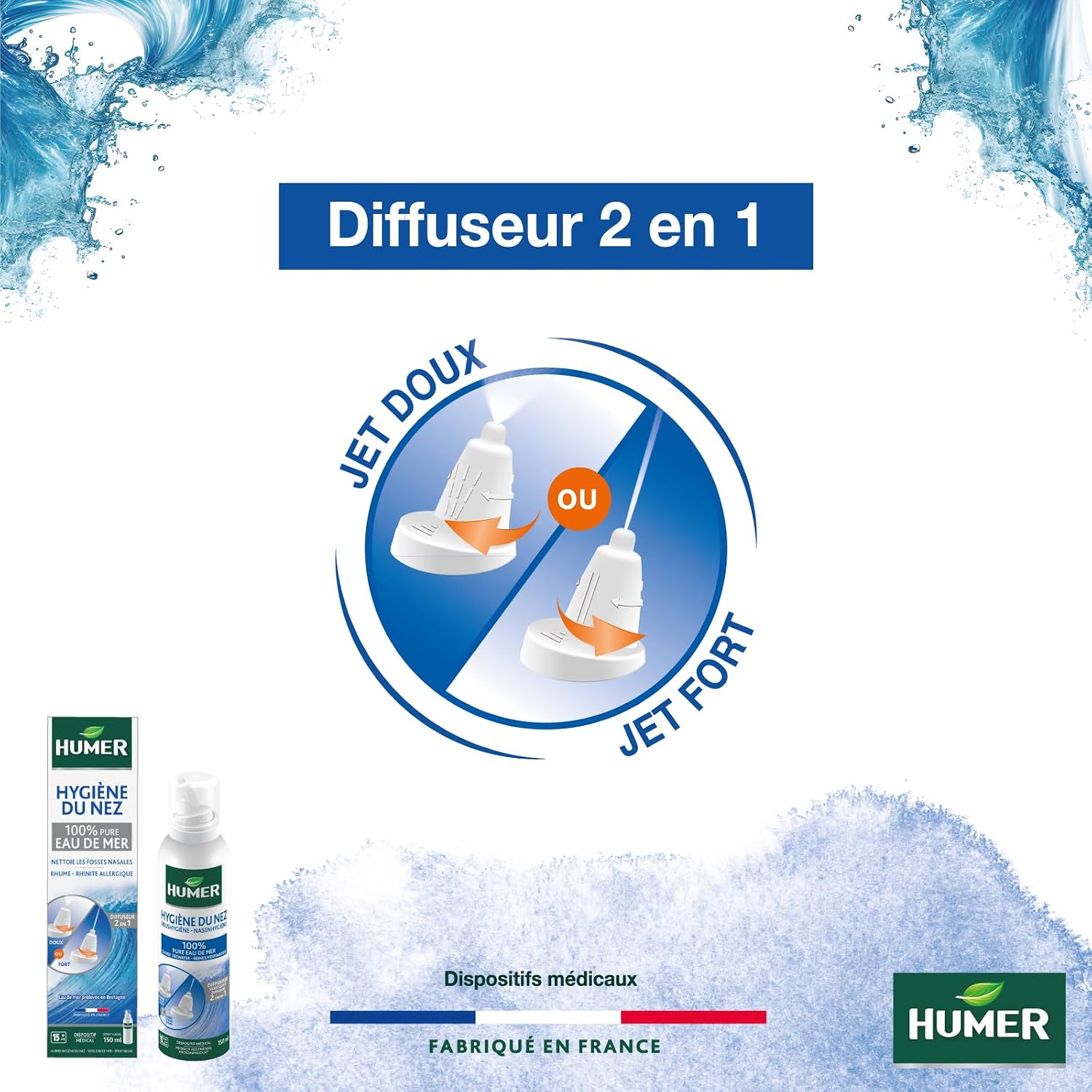 HUMER — Spray nasal hygiène du nez adulte 150 ml – Image 4