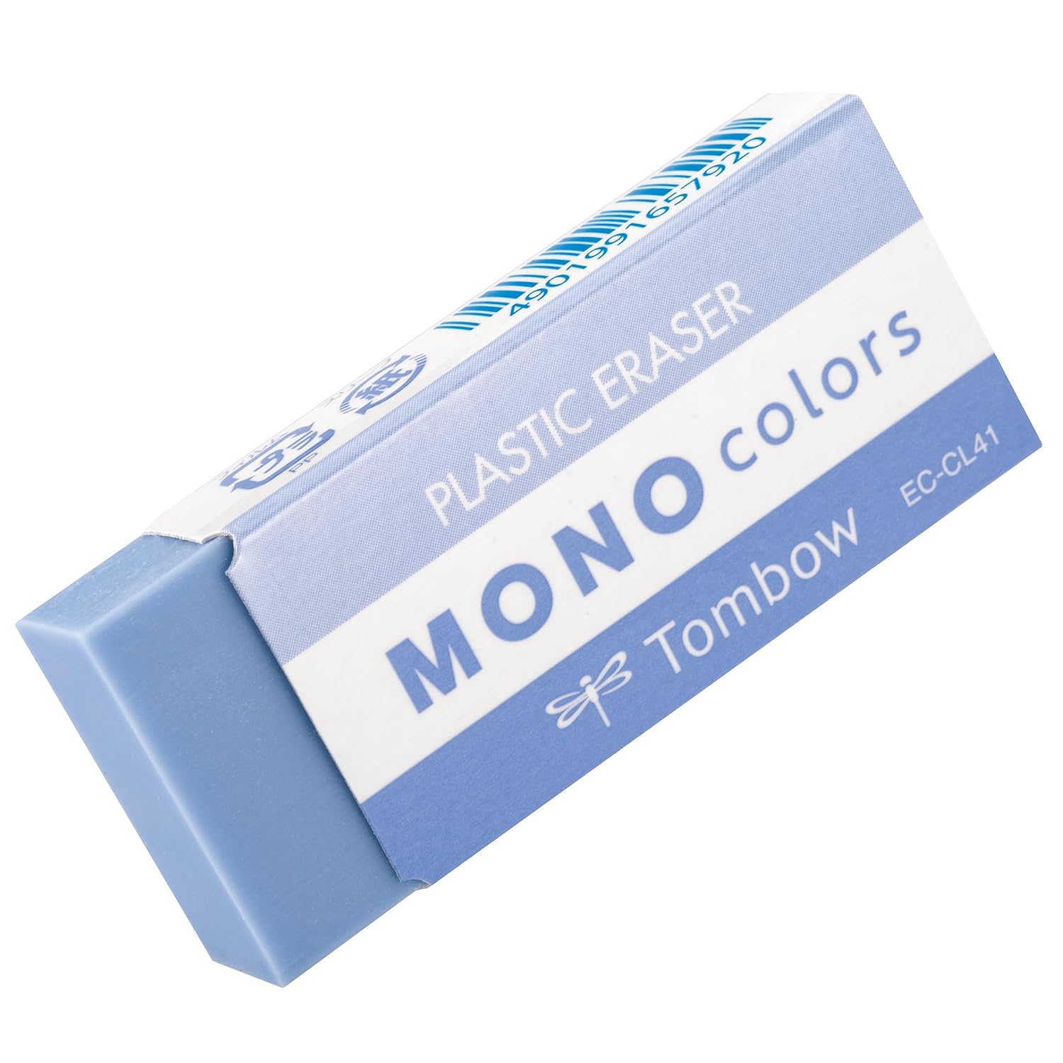 TOMBOW MONO Colors — Gomme plastique bleue 19 g