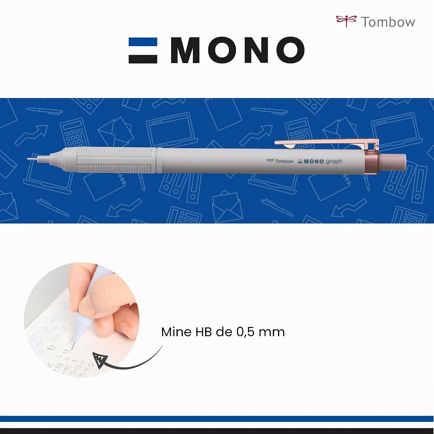 MONO Graph Lite — Porte-mines Smokey Brown – Image 2