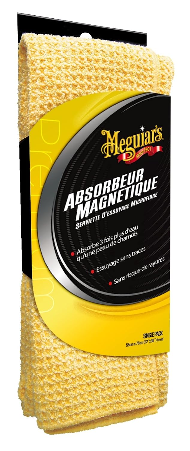 MEGUIAR'S X2000F — Absorbeur magnétique extra large 70x55 cm