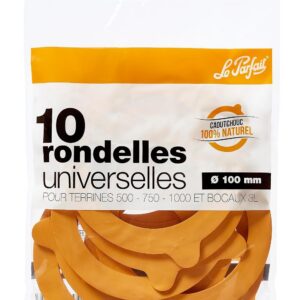 LE PARFAIT Super — Sachet de 10 rondelles 100 mm orange
