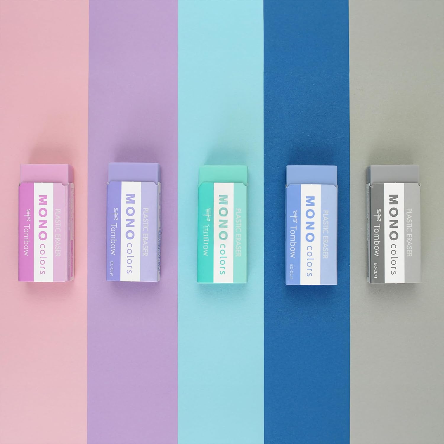 TOMBOW MONO Colors — Gomme plastique bleue 19 g – Image 4