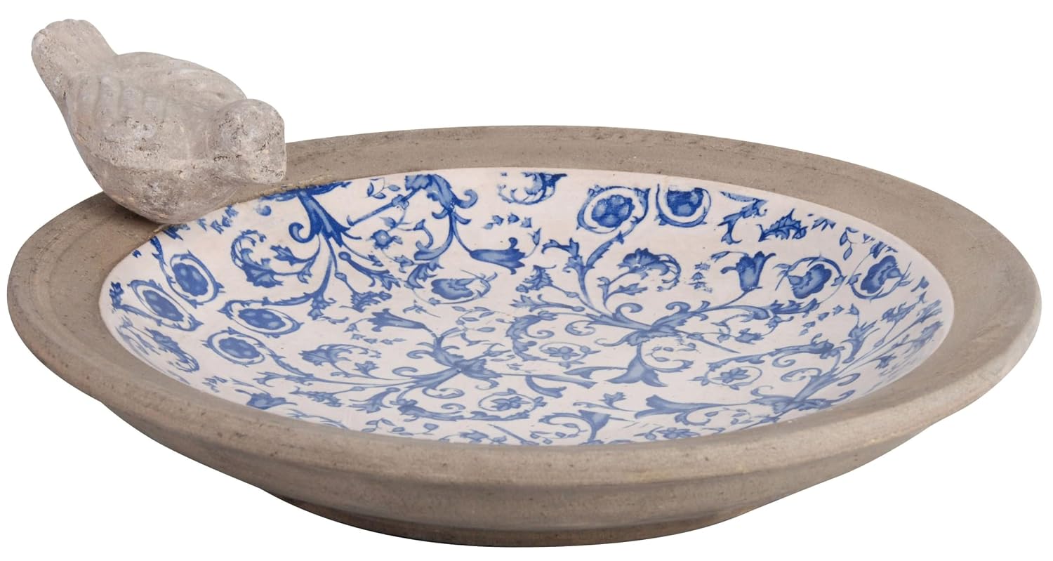 ESSCHERT DESIGN AC10 — Bain d’oiseaux en céramique 32 cm