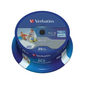 VERBATIM DataLife — 25 BD-R 25 Go imprimables jet d’encre