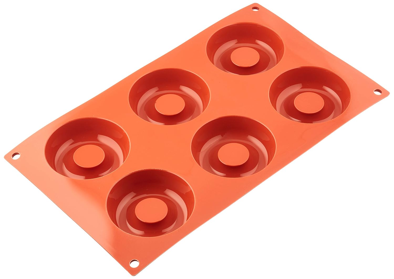 SILIKOMART SF012 — Moule en silicone savarin 6 cavités