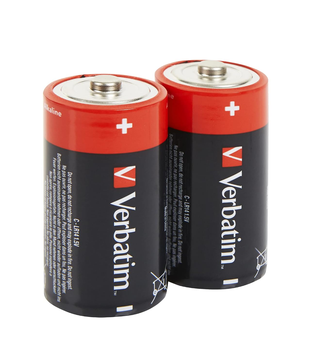 VERBATIM Premium — Piles alcalines C LR14 1,5 V x2