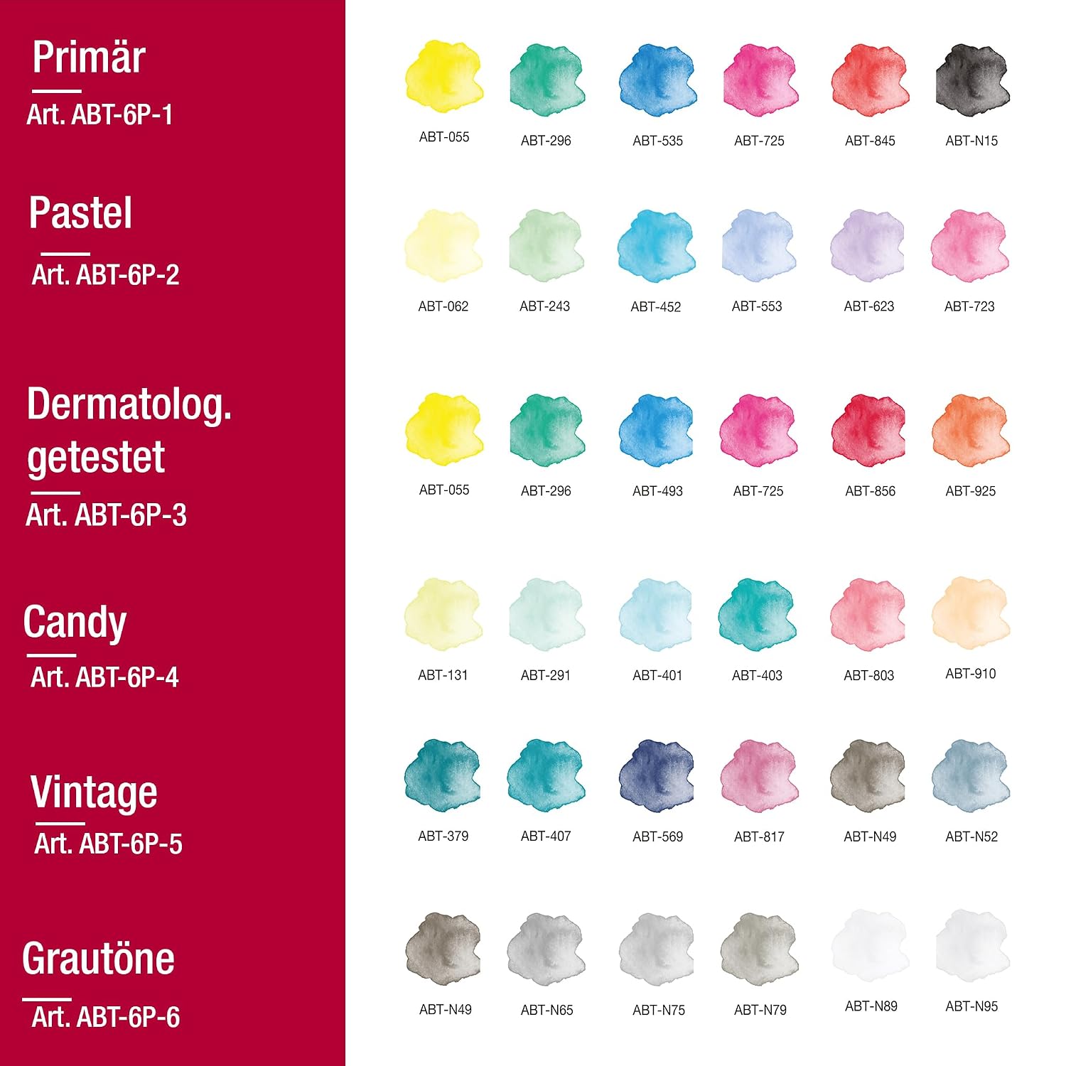 TOMBOW ABT — Lot de 6 stylos à double pointe double pinceau – Image 6