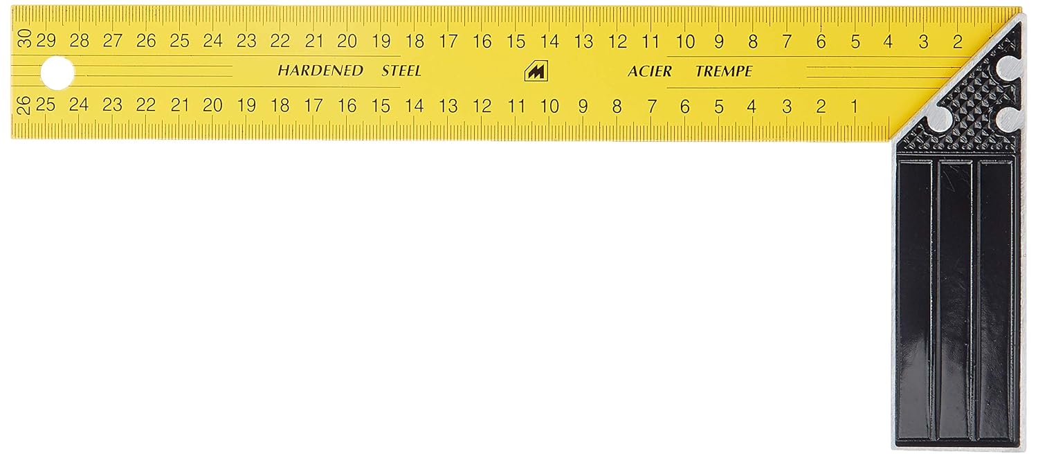 METRICA 29243 — Équerre de menuisier jaune