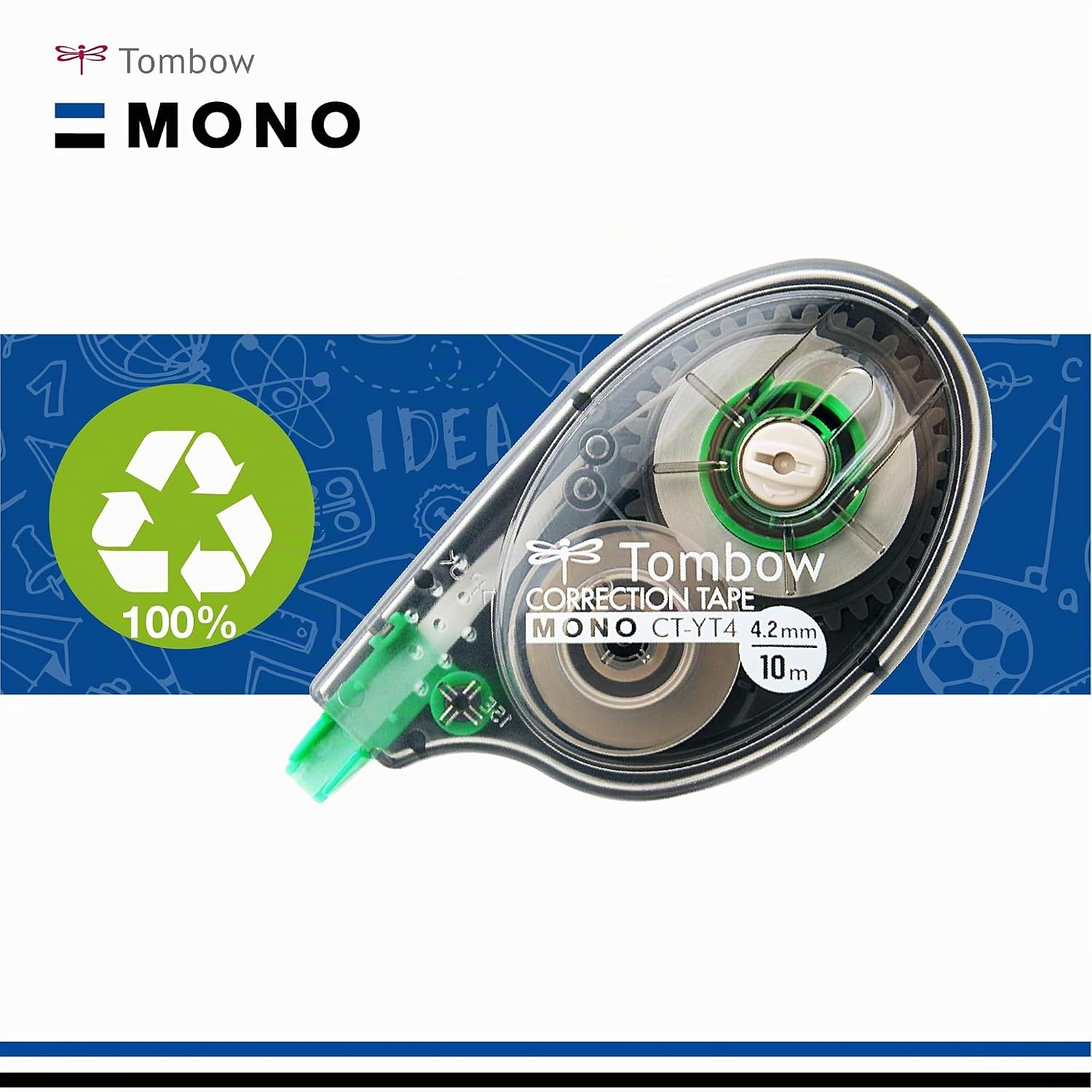 TOMBOW Mono CT-YT4 — Correcteur latéral 4,2 mm x 10 m – Image 6