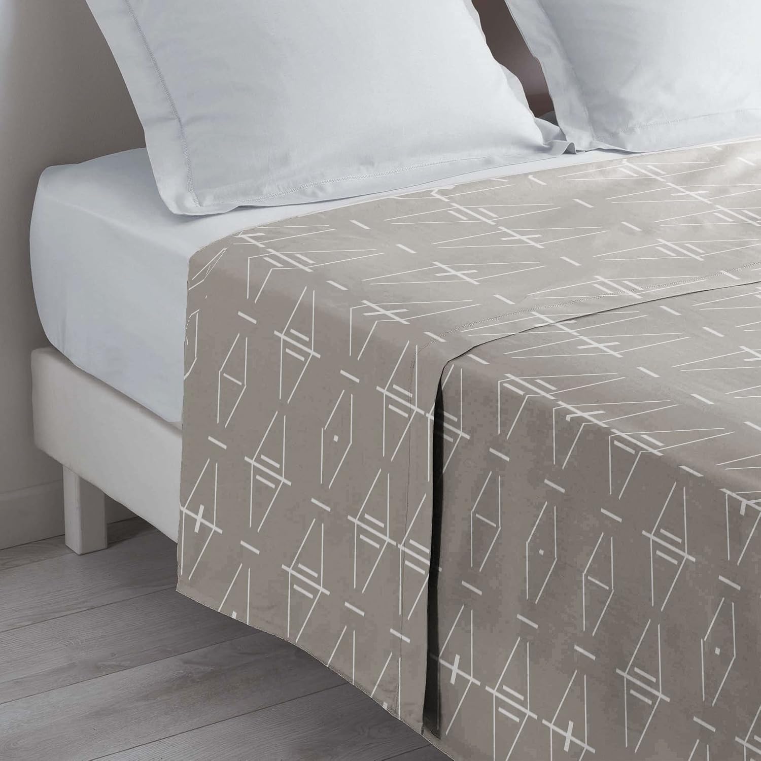 DOUCEUR D'INTÉRIEUR Aristide — Drap plat 240 x 300 cm coton