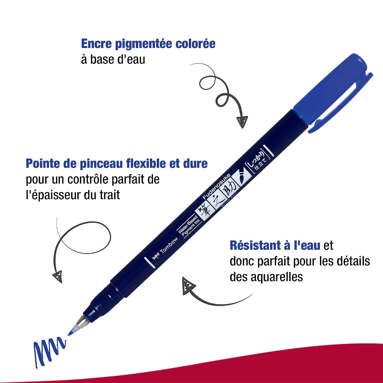 TOMBOW Fudenosuke — Kit de 10 feutres brush – Image 2
