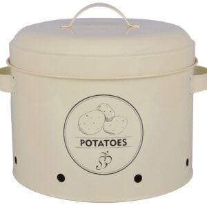ESSCHERT'S DESIGN — Boîte de rangement à pommes de terre métal