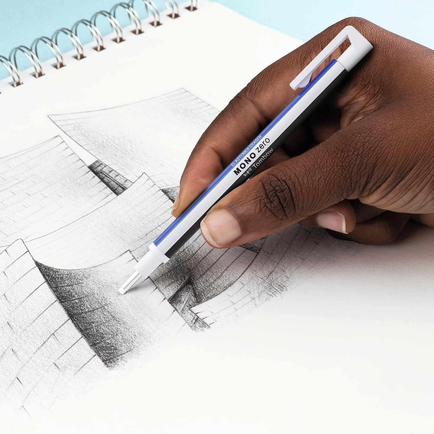TOMBOW MONO ZERO — Stylo-gomme pointe ogive 2,3 mm – Image 2