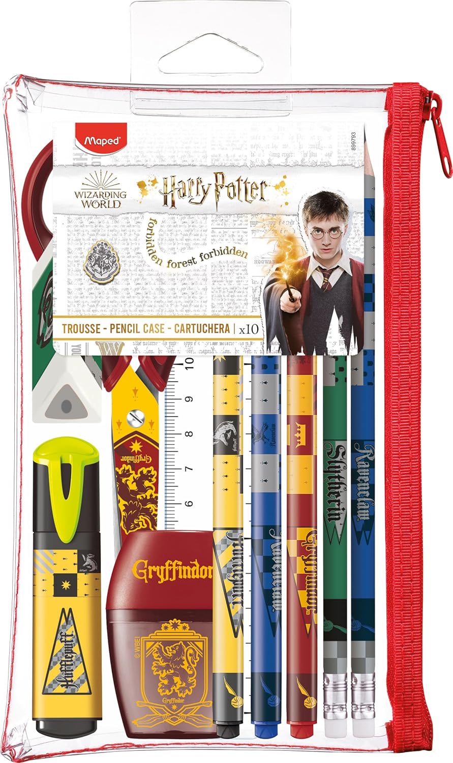 MAPED Harry Potter — Trousse de fournitures scolaires 10 pièces