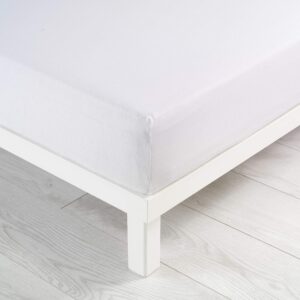 DOUCEUR D'INTÉRIEUR — Drap-housse jersey blanc 140 x 190 cm