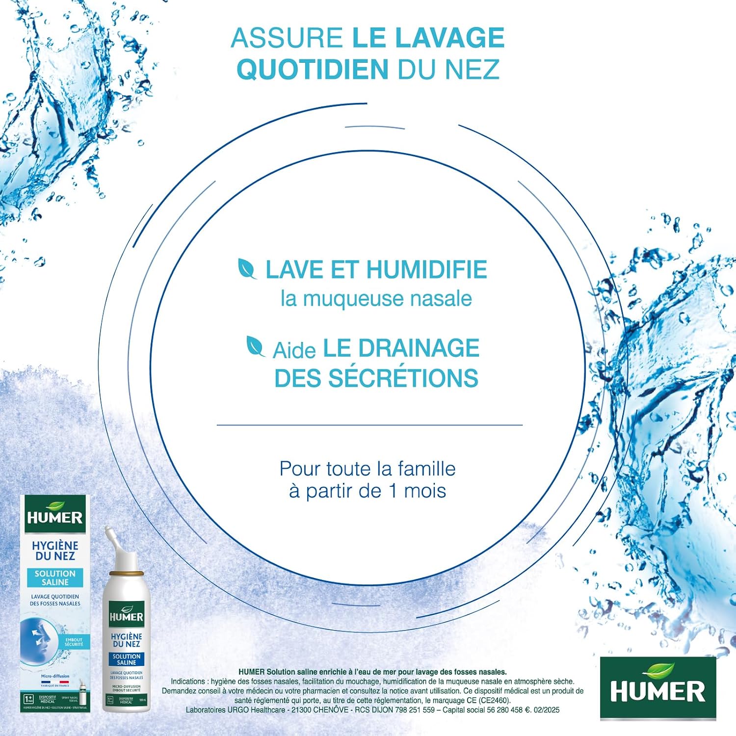HUMER — Spray nasal hygiène du nez 100 ml – Image 2